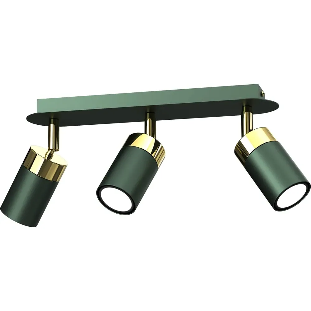 Joker 3 LED Ceiling Light - Green, Gold image