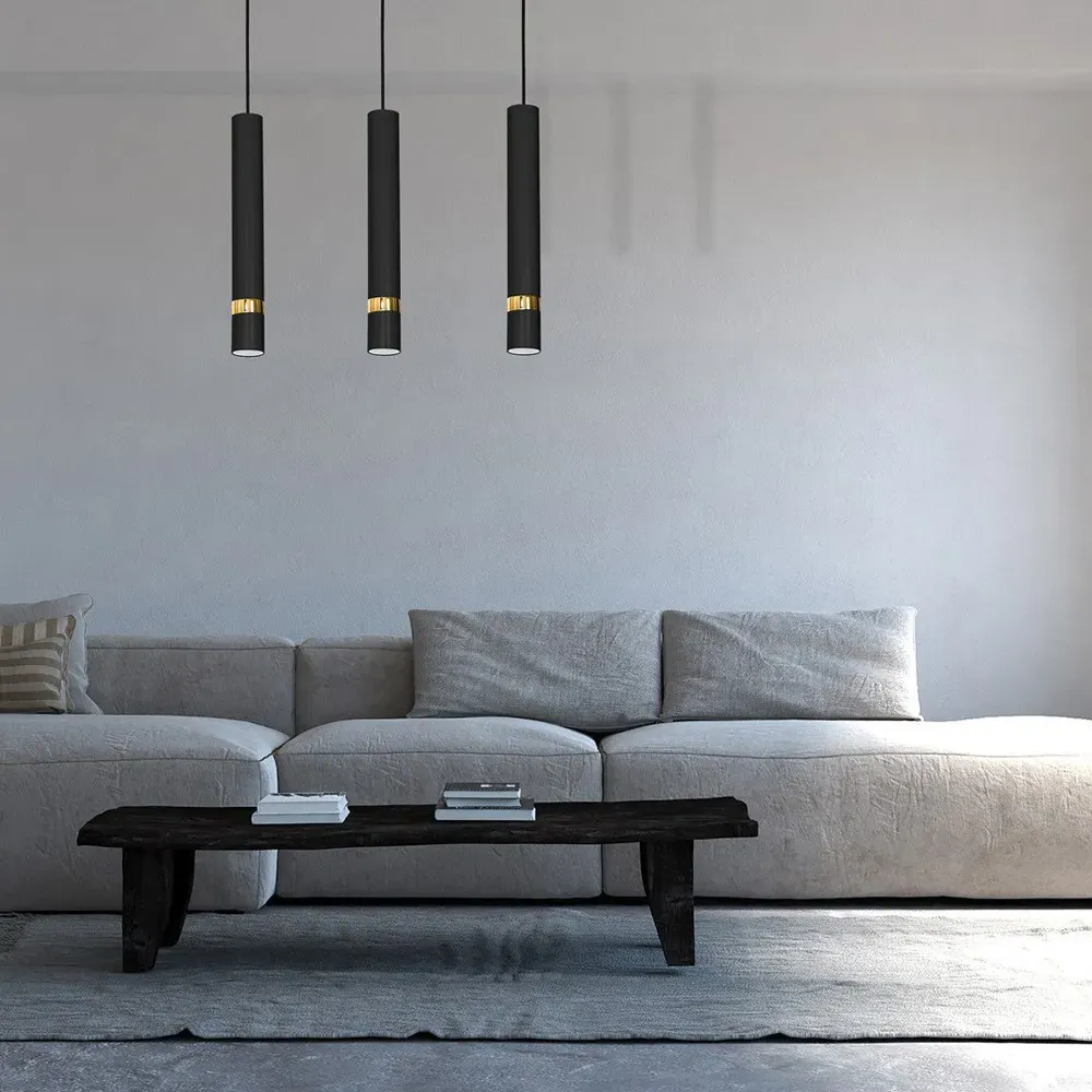 Joker 3-Light Pendant Lamp - Black