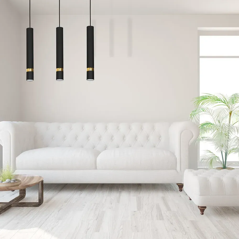 Joker 3-Light Pendant Lamp - Black