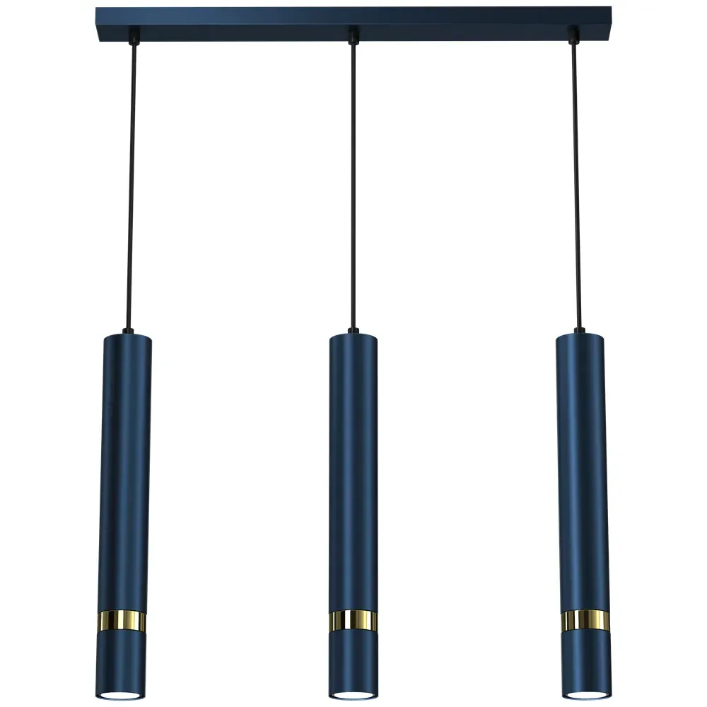 Joker 3-Light Pendant Lamp - Blue