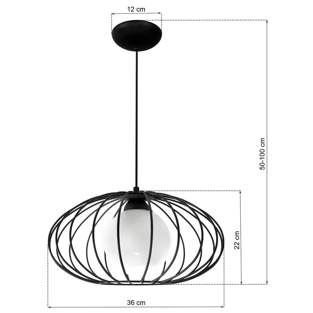 Kronos Pendant Lamp - Black