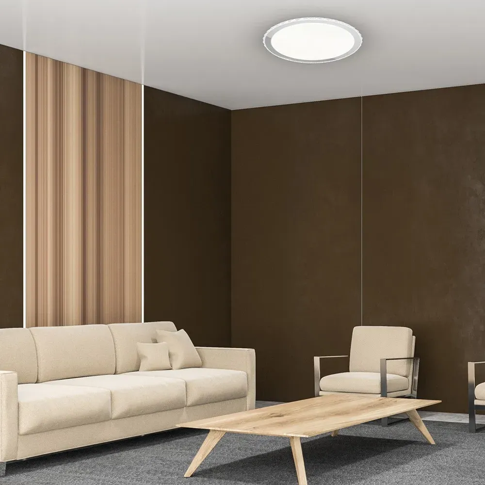 Layla 50cm LED Ceiling Lamp with Remote - White