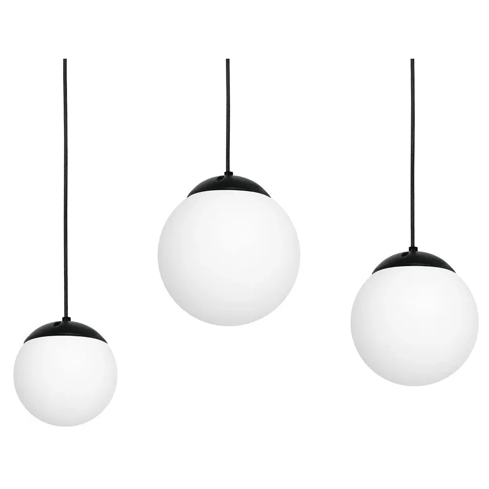 Lima Down Pendant Lamp - Black, Metal