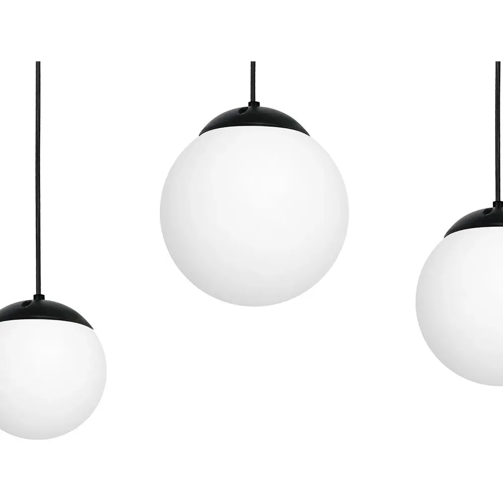 Lima Down Pendant Lamp - Black, Metal