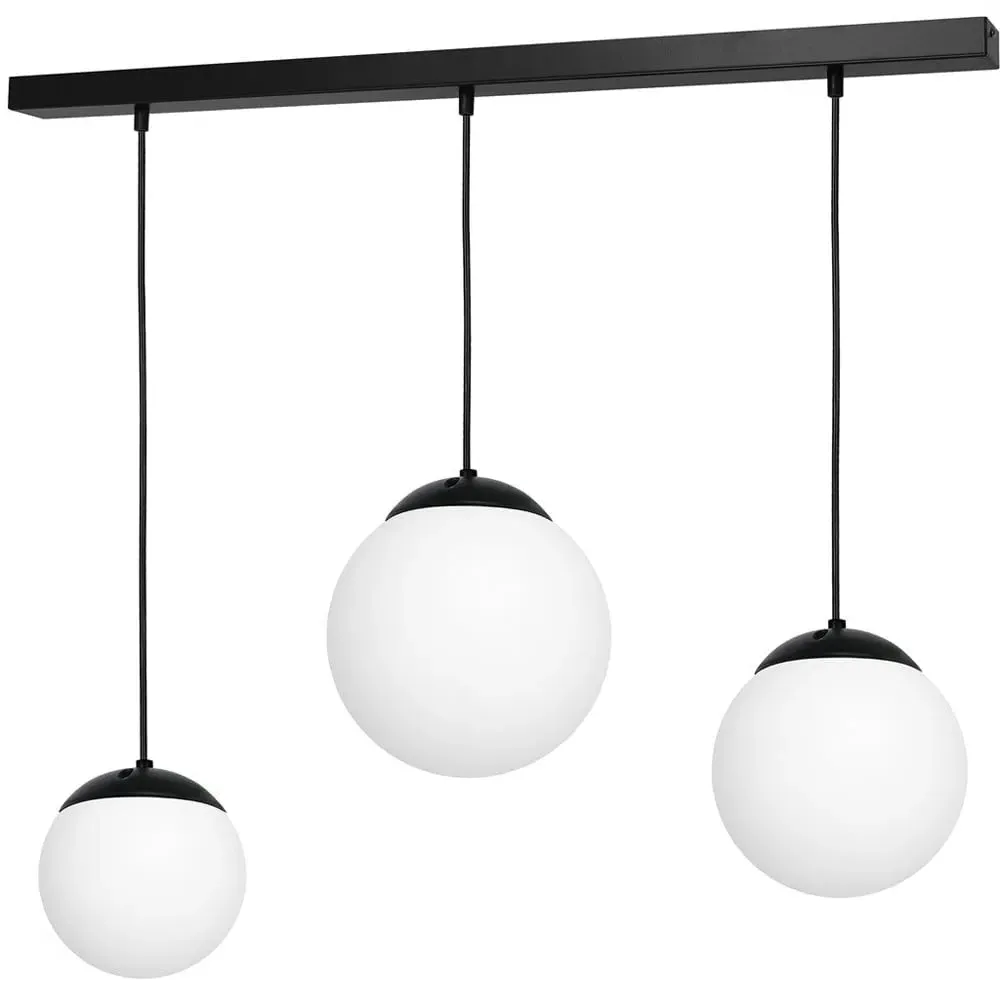Lima Down Pendant Lamp - Black, Metal