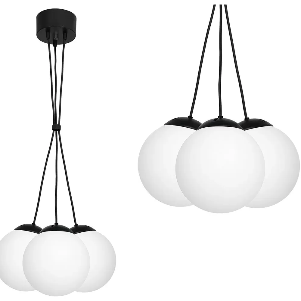 Lima Pendant Lamp - Black, Metal