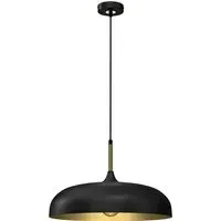 Lincoln Pendant Lamp - Black, Metal