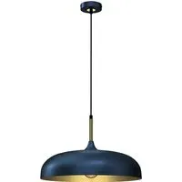 Lincoln Pendant Lamp - Blue, Metal