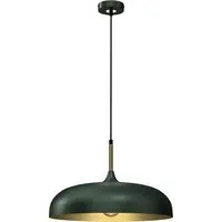 Lincoln Pendant Lamp - Green, Metal