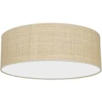 Marshall Ceiling Lamp - White, Rattan