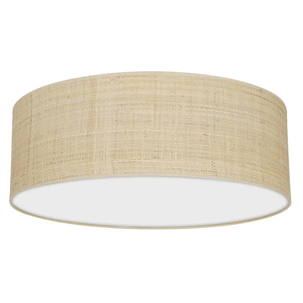 Marshall Ceiling Lamp - White, Rattan