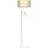 Marshall Floor Lamp with Reading Light - White, Rattan