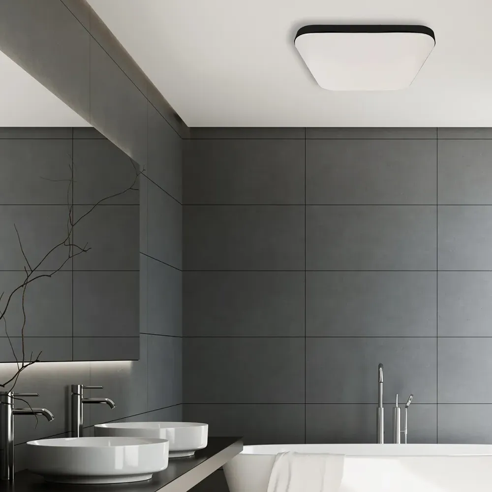 Milagro Nemo PIR Ceiling Lamp with Motion Sensor - Black