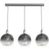 Monte Triple Pendant Lamp - Silver, Metal