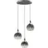 Monte Triple Pendant Lamp - Silver, Metal