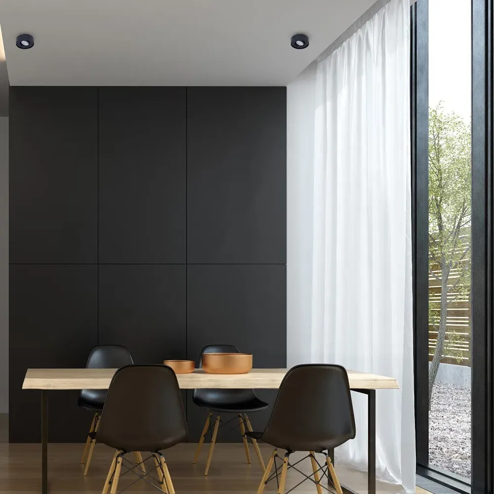 Nusa Round Spot Light 230V - Black