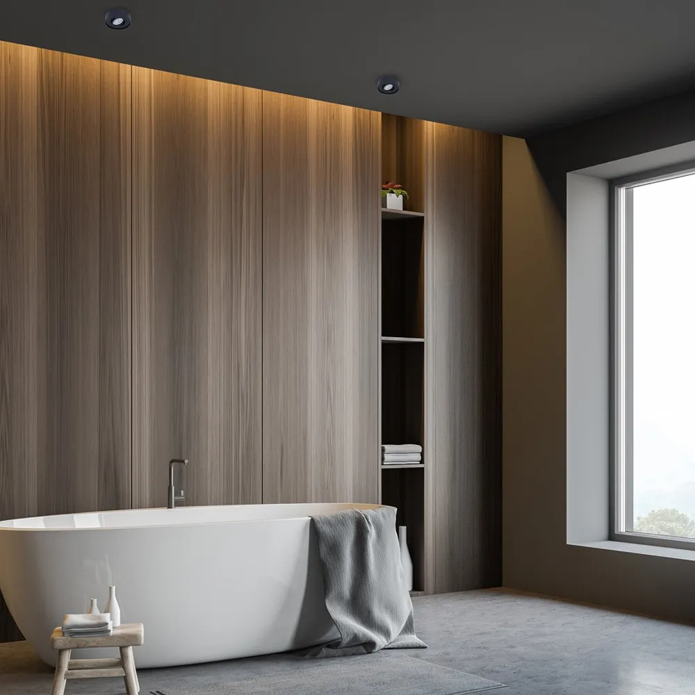 Nusa Round Spot Light 230V - Black