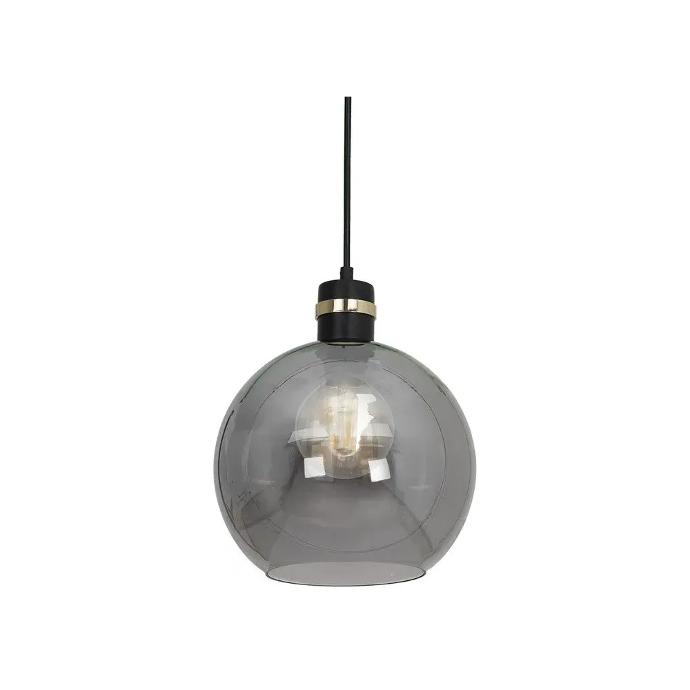 Omega Sphere Pendant Lamp - Black, Glass
