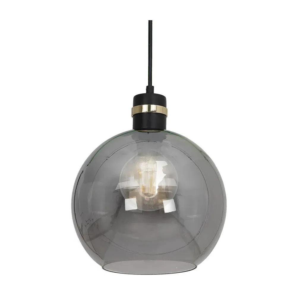 Omega Sphere Pendant Lamp - Black, Glass