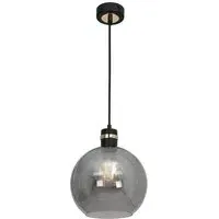 Omega Sphere Pendant Lamp - Black, Glass