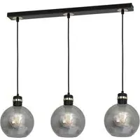 Omega Sphere Pendant Lamp - Black, Glass
