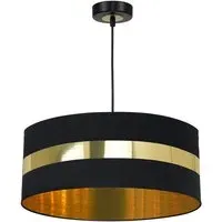 Palmira Pendant Lamp - Black, Fabric