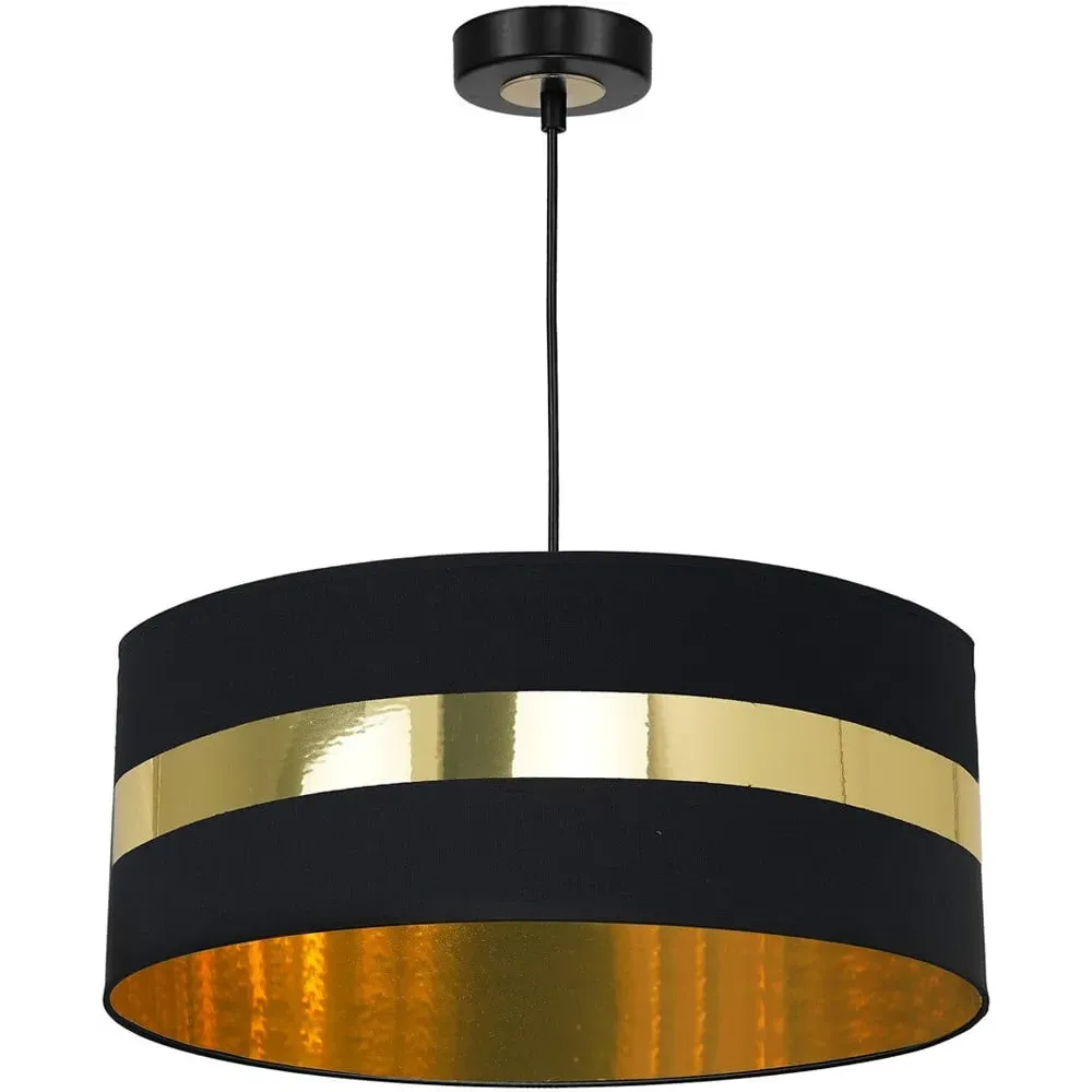 Palmira Pendant Lamp - Black, Fabric image