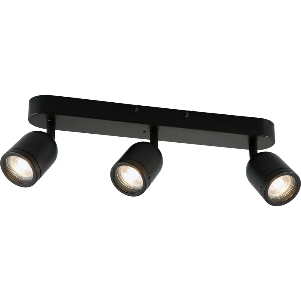 Porter 3 LED Ceiling Light - Black