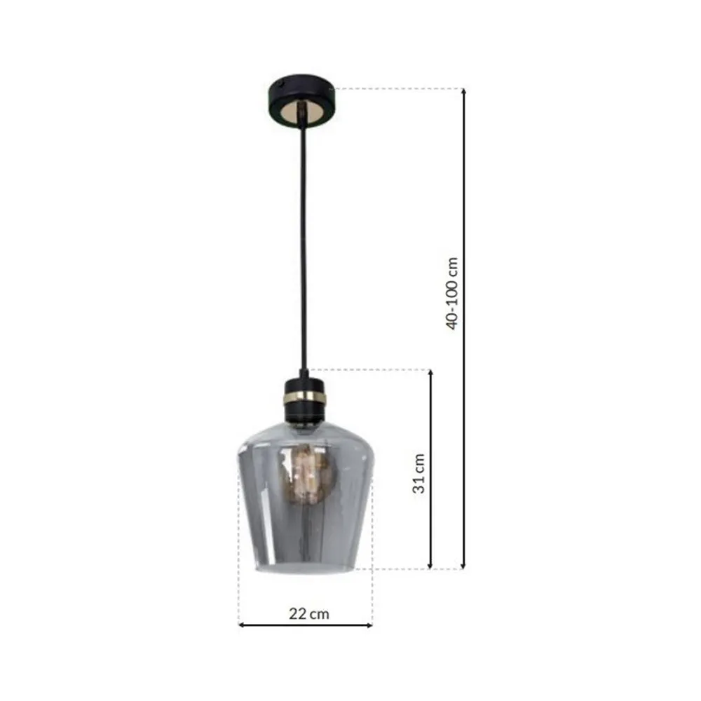 Richmond Pendant Lamp - Black