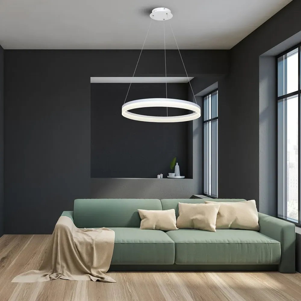 Ring LED Pendant Lamp - White