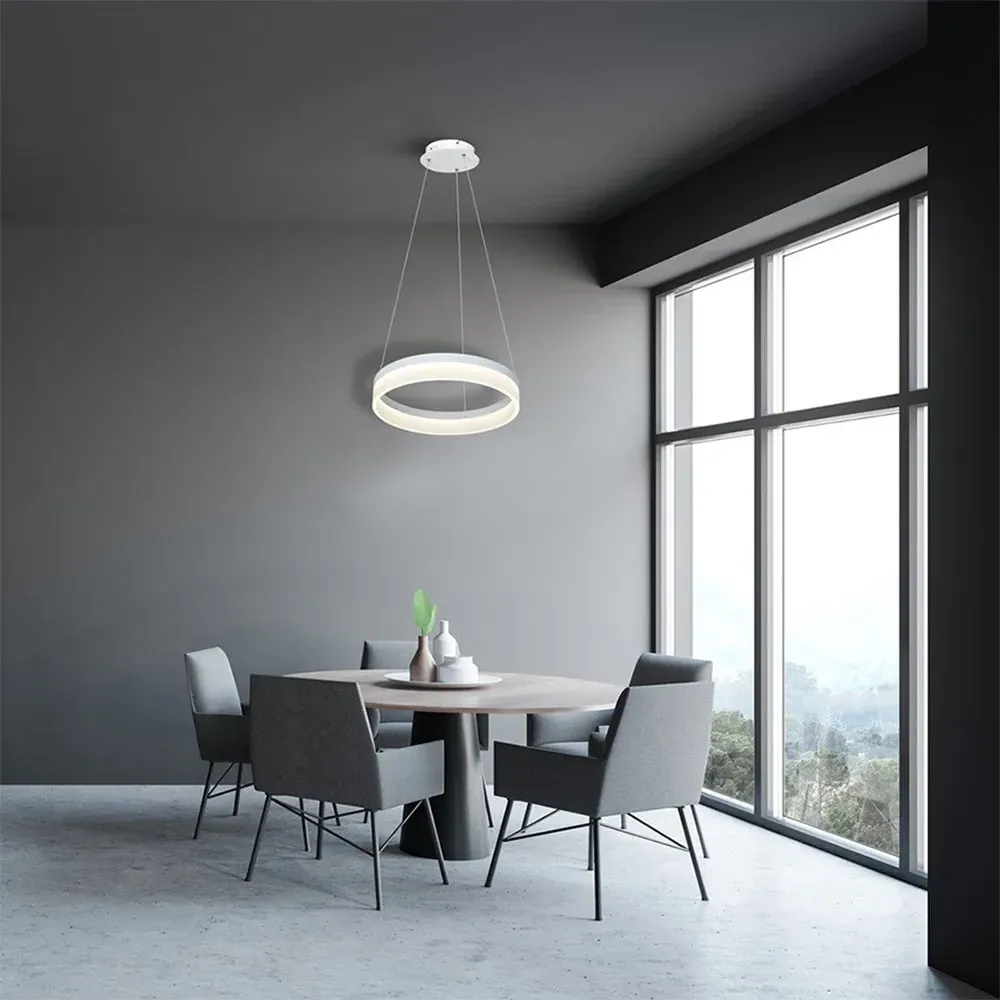 Ring LED Pendant Lamp - White