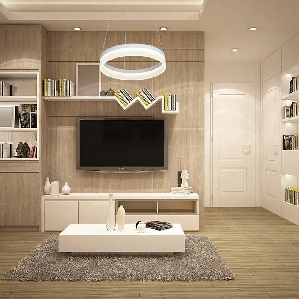 Ring LED Pendant Lamp - White