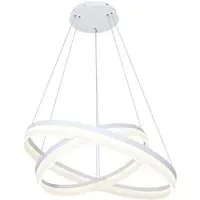 Ring LED Pendant Lamp with Remote - White