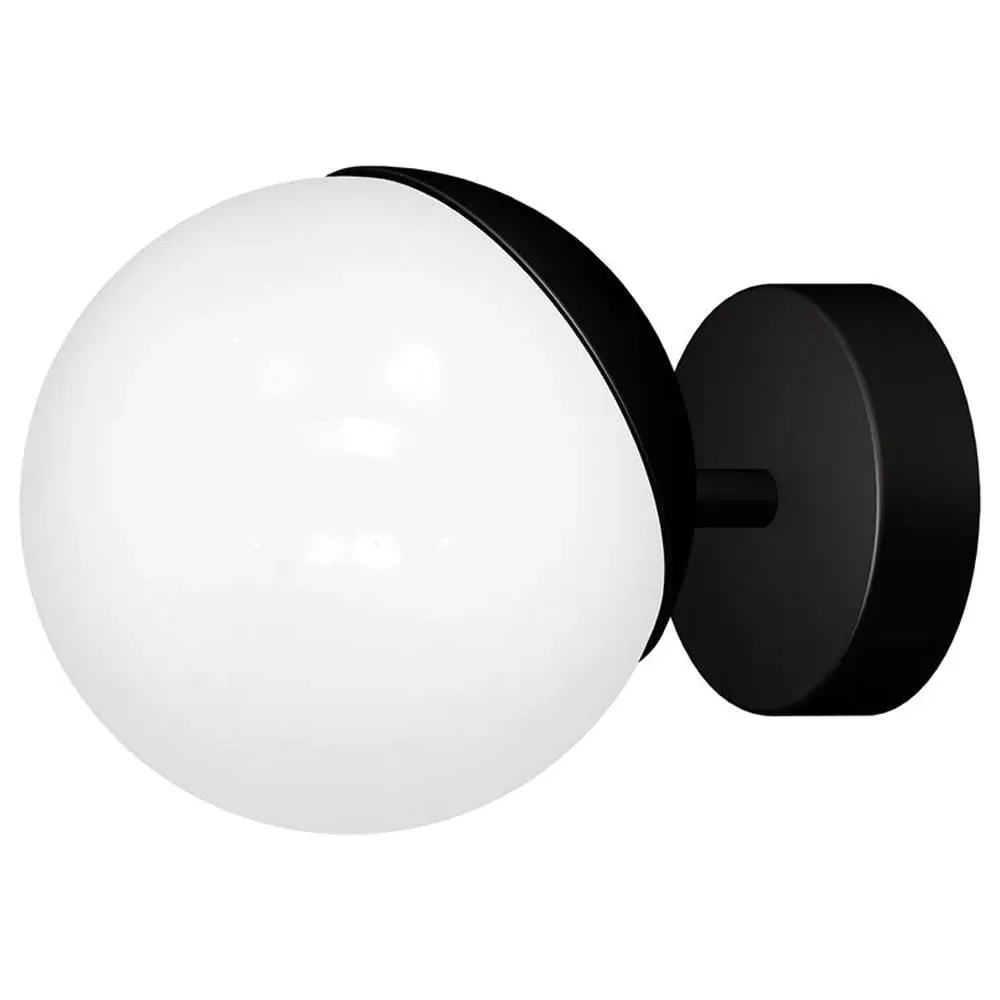 Sfera Wall Lamp 230V - Black, Glass image