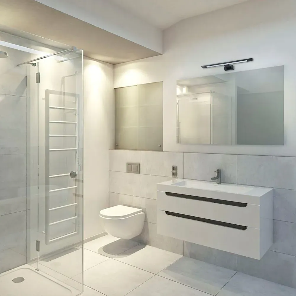 Shine 40cm LED Wall Lamp - Black