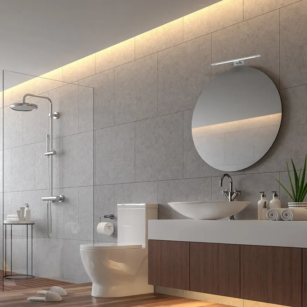 Shine 40cm LED Wall Lamp - Silver