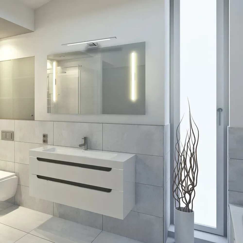 Shine 40cm LED Wall Lamp - Silver