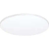Siena Large Round LED Ceiling Lamp with Remote - White
