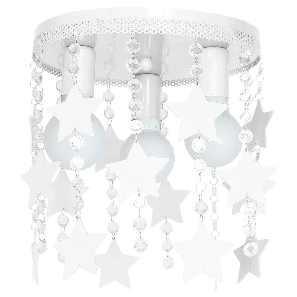 Star Ceiling Lamp - White, Alloy
