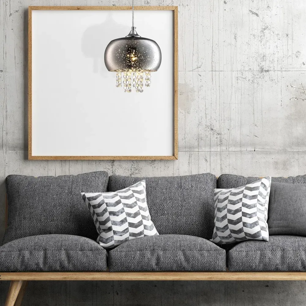 Starlight Pendant Lamp - Silver, Glass