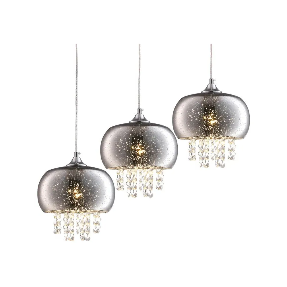 Starlight Pendant Lamp - Silver, Glass