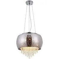 Starlight Pendant Lamp - Silver, Glass