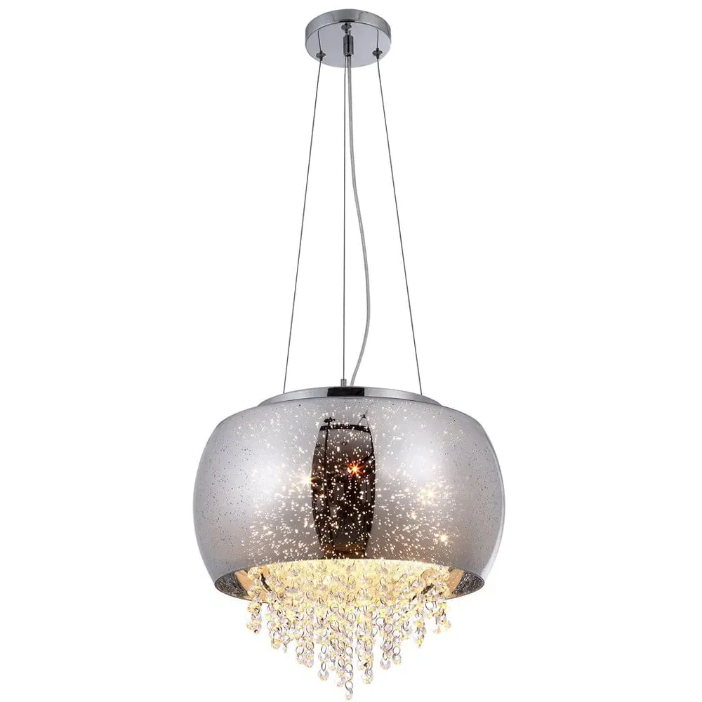 Starlight Pendant Lamp - Silver, Glass