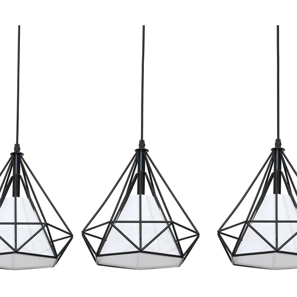 Triangolo 3 Pendant Lamp - Black