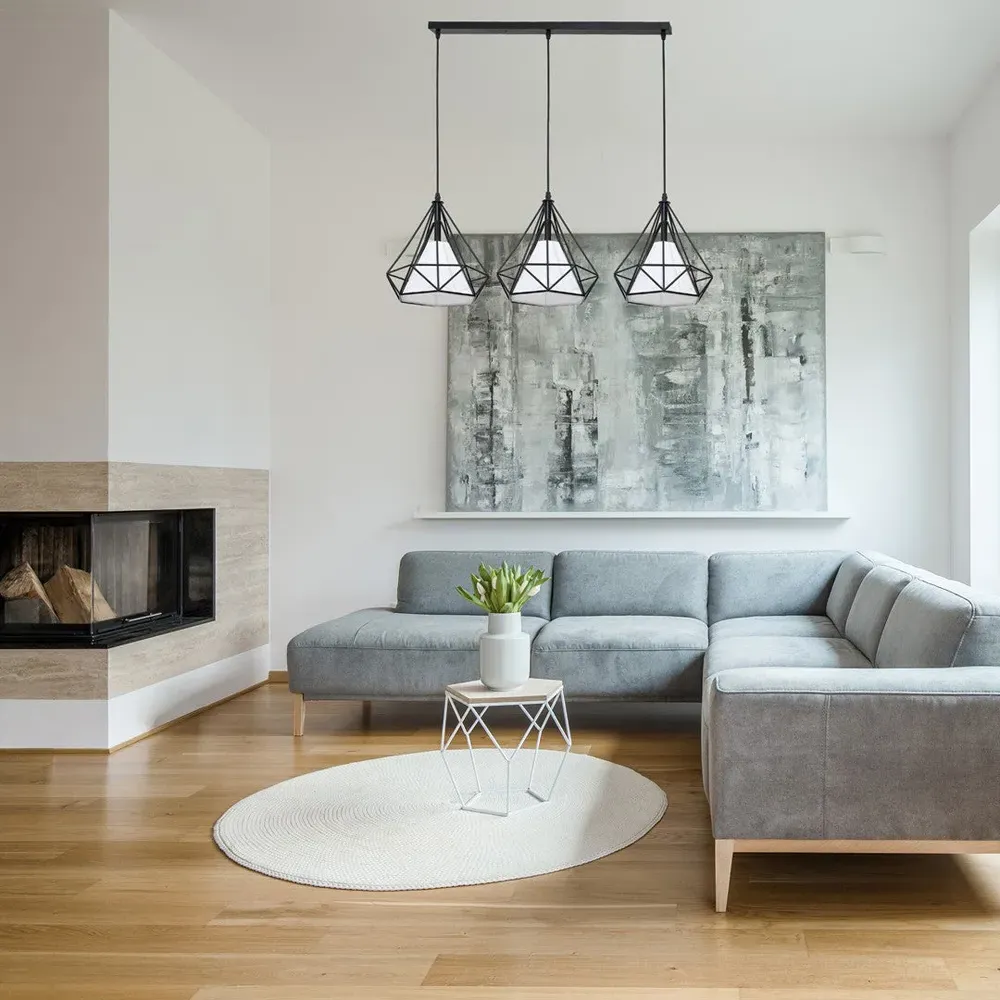 Triangolo 3 Pendant Lamp - Black