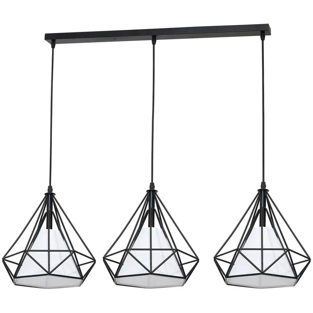 Triangolo 3 Pendant Lamp - Black