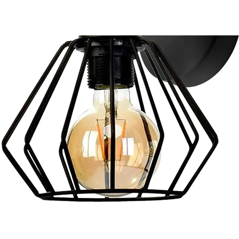 Ulf Wood Wall Lamp - Black