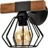 Ulf Wood Wall Lamp - Black
