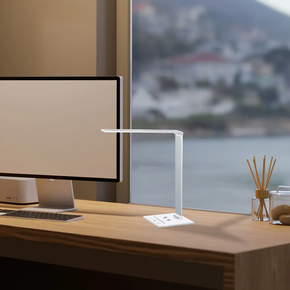 Vario Desk Lamp with Wireless Charging - White