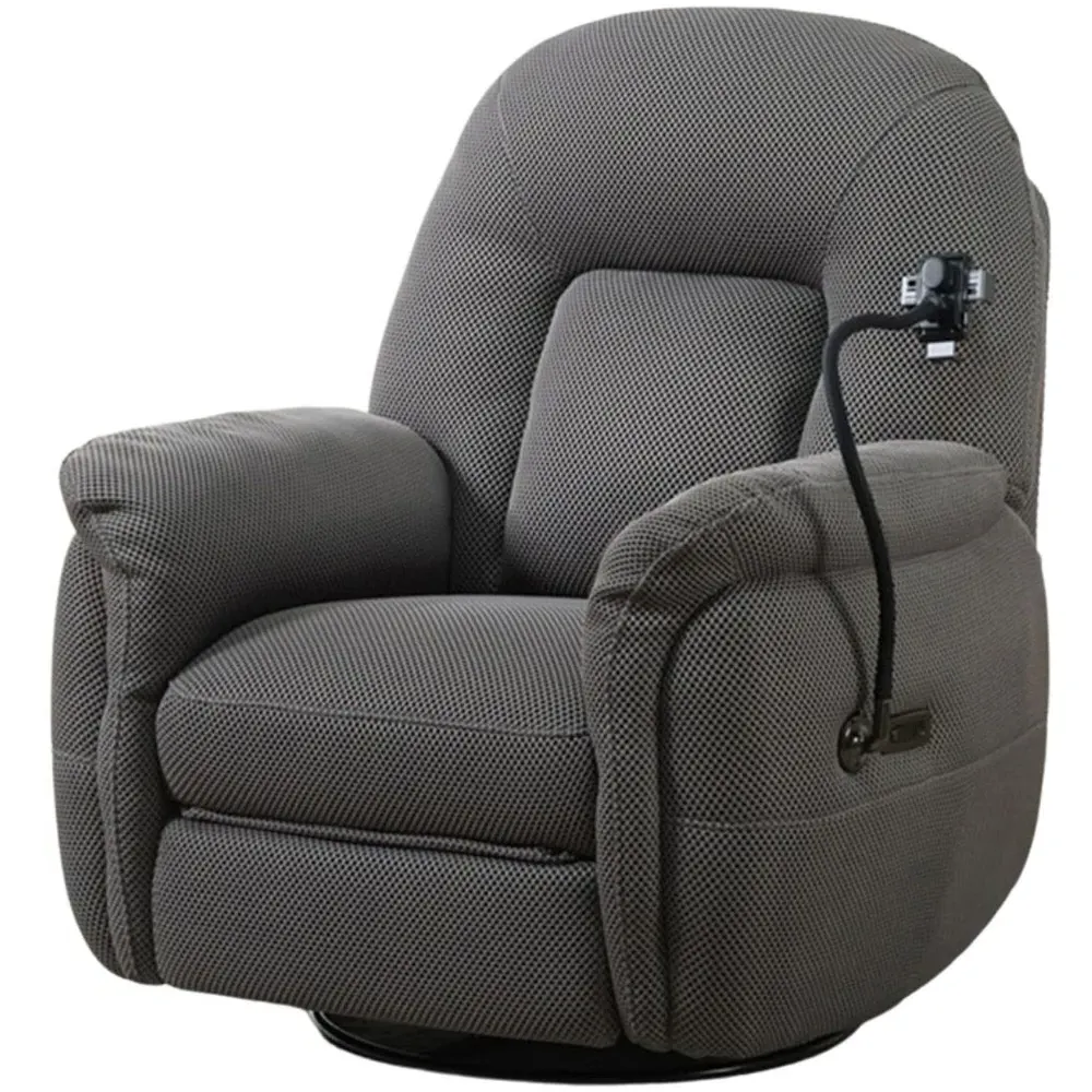 Reclining Chair with Phone Holder - Grey